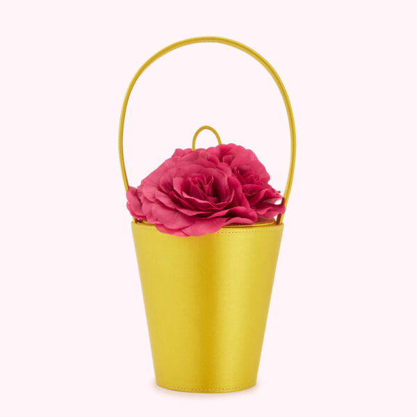 Chartreuse Rose Basket Bag Chartreuse Rose Basket Bag