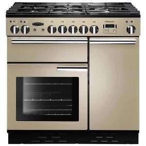 Rangemaster 91920 90cm Wide Professional Plus Gas Range Cooker in Crea