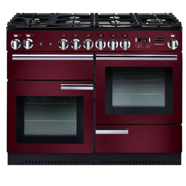 Rangemaster 91990 110cm Wide Professional Plus Gas Range Cooker in Cra