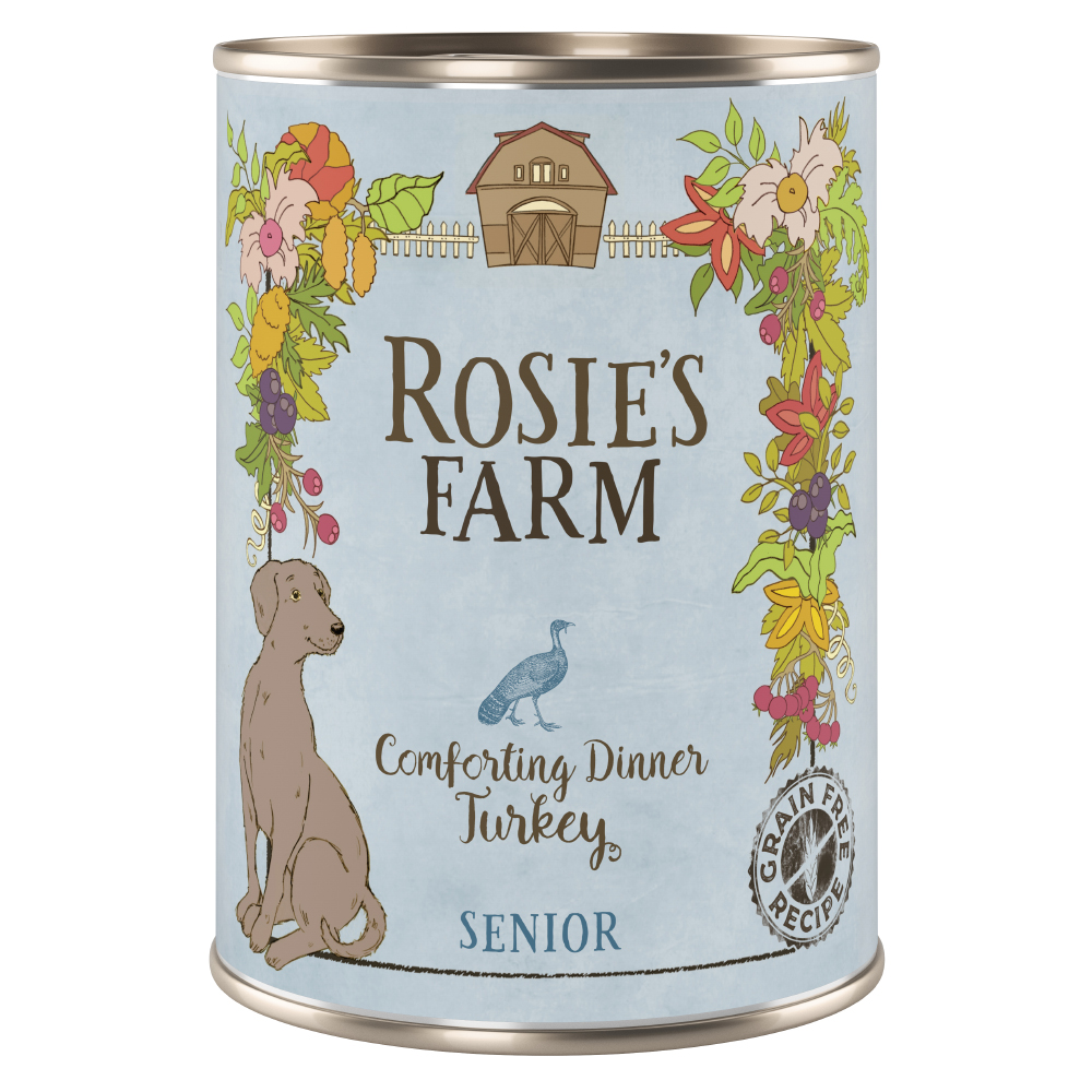 Rosie's Farm Saver Pack - 24 x 400g - Senior Turkey (24 x 400g)