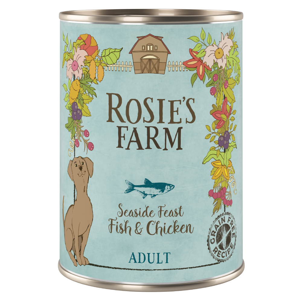 Rosie's Farm Saver Pack - 24 x 400g - Adult Fish & Chicken (24 x 400g)