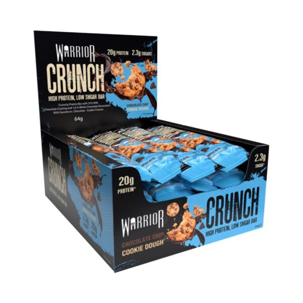 12x Protein Bars - Warrior Crunch - High Protein Low Sugar Bars