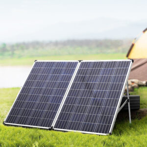 200W 12V Portable Folding Solar Panel Kit For Caravan RV Marine Trailer Camper