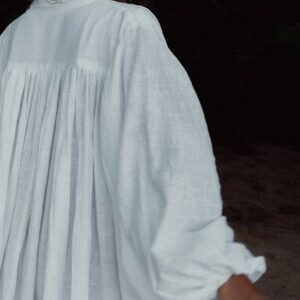 A Perfect Nomad SPIRIT SHIRT DRESS, WHITE - WHITE ONE SIZE