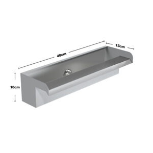 Back Entry Stainless Steel Water Blade