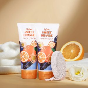 10 Pcs Luxurious Treatments Orange Spa Gift Set