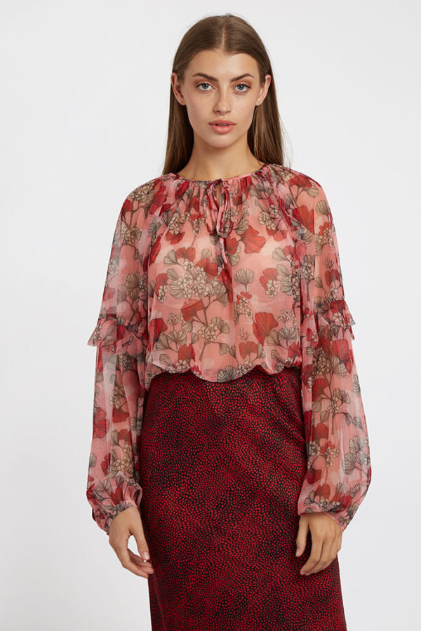 Alba Hibiscus Blouse