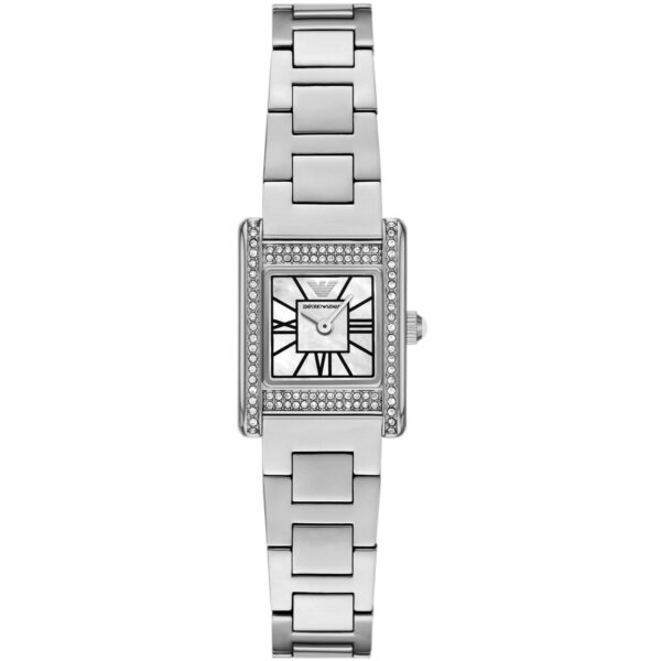 Emporio Armani Stainless Steel Mother Of Pearl Dial Ladies Watch AR11662