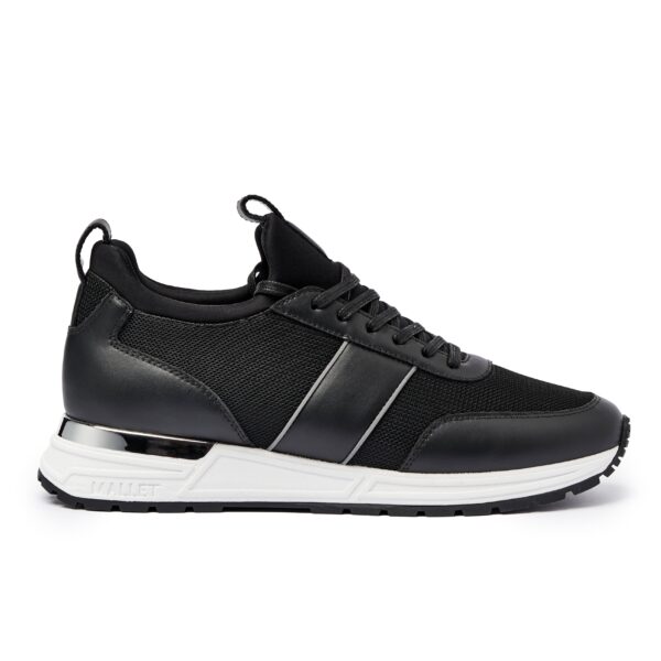 MALLET Archway Lite Black Silver Trainers