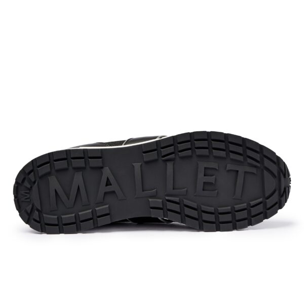 MALLET Archway Lite Black Silver Trainers - Image 5