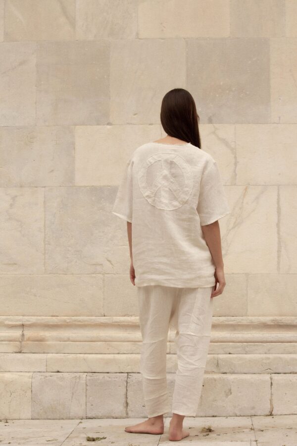 A Perfect Nomad WABI SABI TROUSERS - WHITE MEDIUM - Image 3