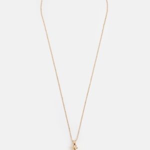 Louche Bani Daisy Inlay Pendant Necklace - Red