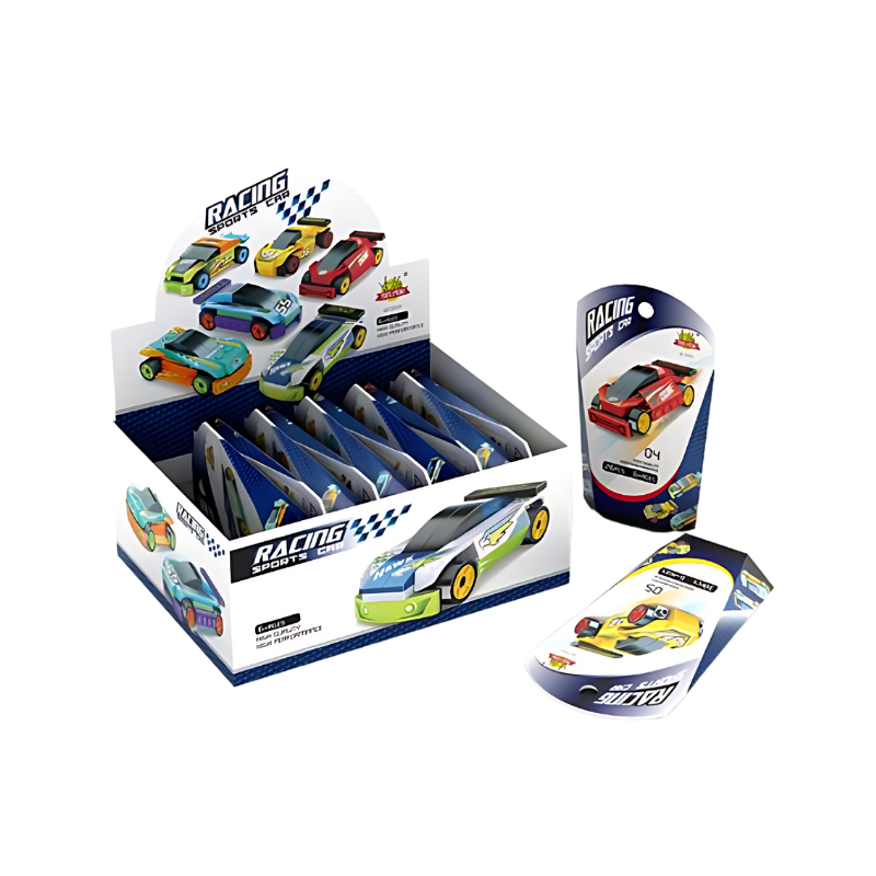 Wholesale Build Your Own Racing Sports Car Block Kit - (CDU of 12)