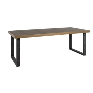 Textured Brass Dining Table 200