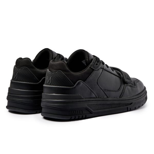 MALLET Carlton Strap Triple Black Trainers - Image 3