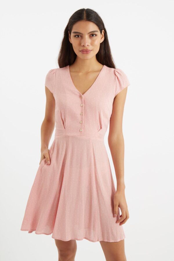 Cathleen Mini Petite Dot Tea Dress