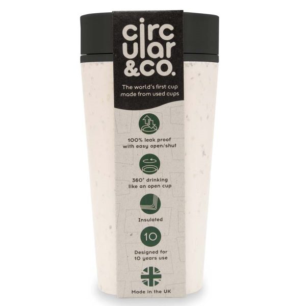 circular&co Circular Cup 12oz Cream & Cosmic Black