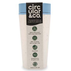 circular&co Circular Cup 12oz Cream & Faraway Blue