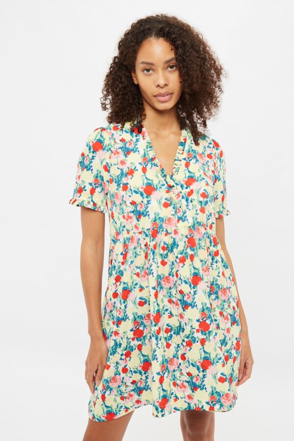 Cosima Monet Flower Mini Dress