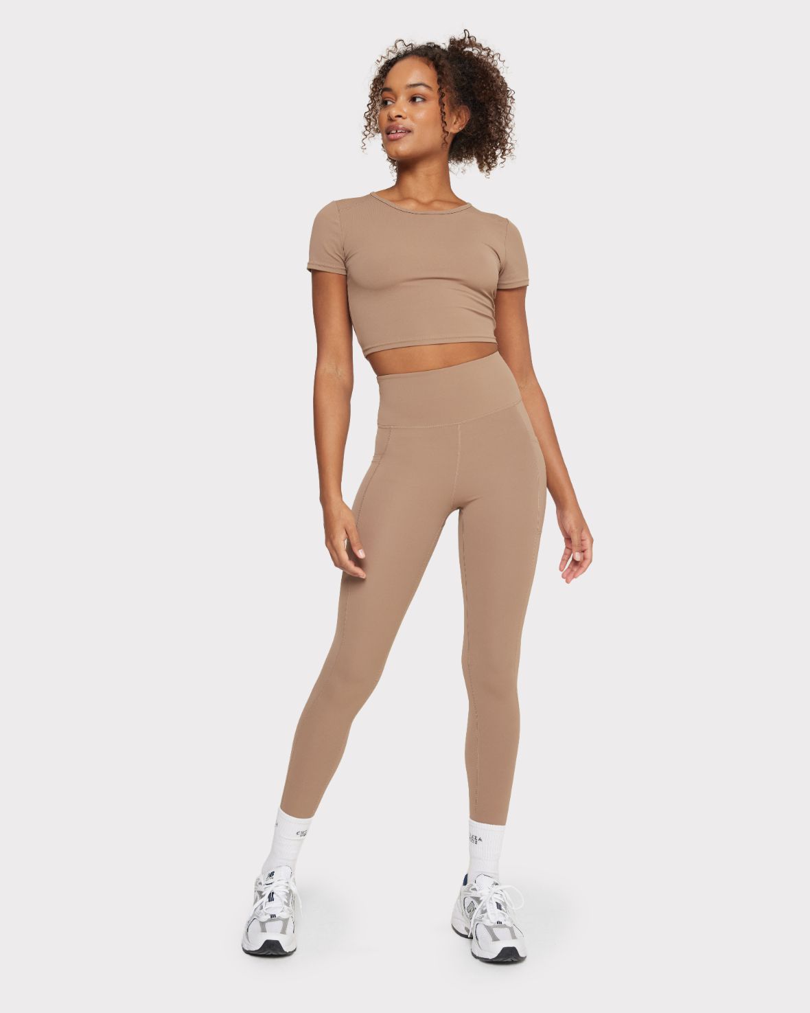 Soft + Stretch High-Rise Leggings - Mocha
