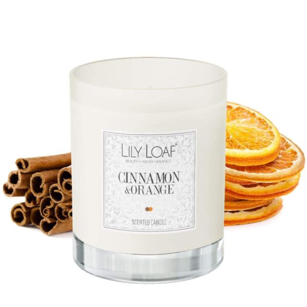 Cinnamon and Orange Soy Wax Candle