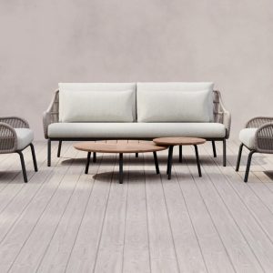 Cora 4 Seater Woven Sofa Set