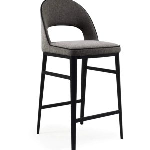 Tommy Franks Verna Bar Stool - Enzimi Dark Grey