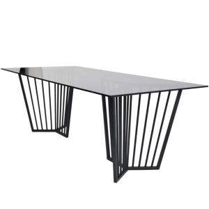Tinted Glass Dining Table