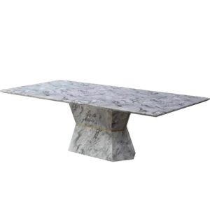 Grey Marble Stone Dining Table