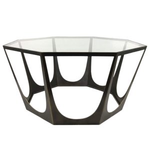 Bronze Finish Coffee Table