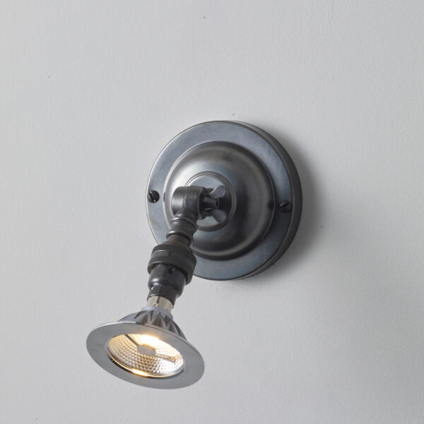 Davey Lighting Whitby LED Spotlight, Weathered Brass, integral driver