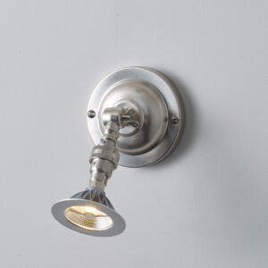 Davey Lighting Whitby LED Spotlight, Nickel, integral driver
