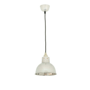 Davey Lighting Spun Reflector with Cord Grip Lamp holder, Polished Aluminium