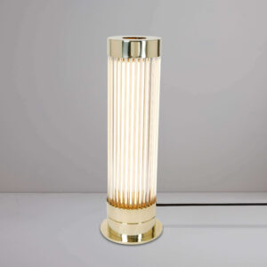 Davey Lighting Pillar Table Light, Polished Brass