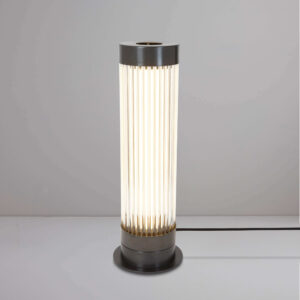 Davey Lighting Pillar Table Light, Weathered Brass