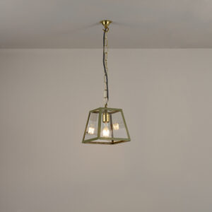 Davey Lighting Small Quad Pendant, Olive Green