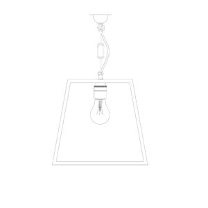 Davey Lighting Quad Pendant Light, Int. Glass, Medium, Polished Brass Clear
