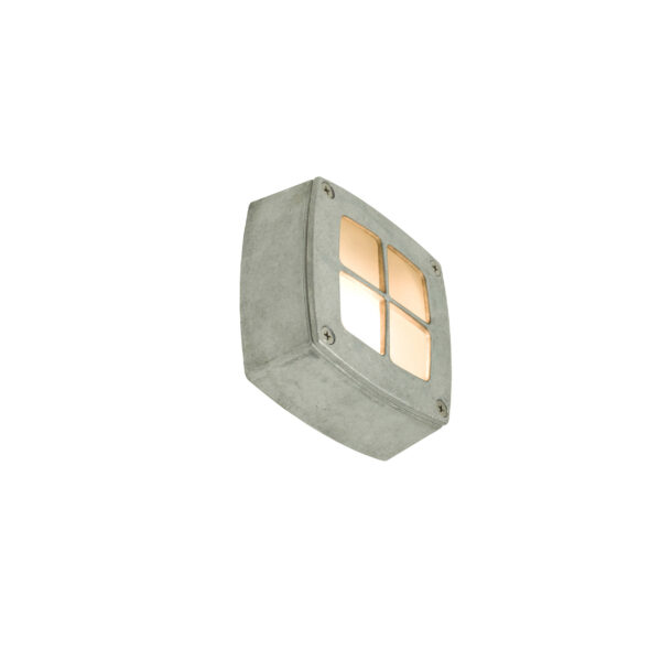 Davey Lighting Wall/Ceiling Light Square Cross Guard Aluminium