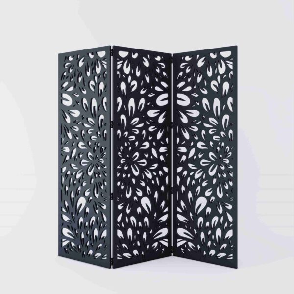 Lux Room Divider N°1 3 Panels Black