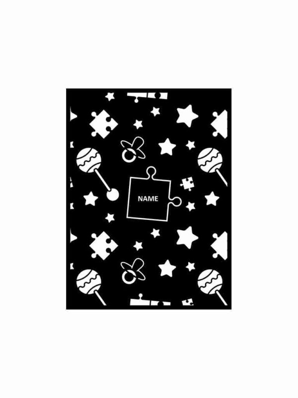 Kids Custom Screen Design N°2 80 x 60cm Black 5mm