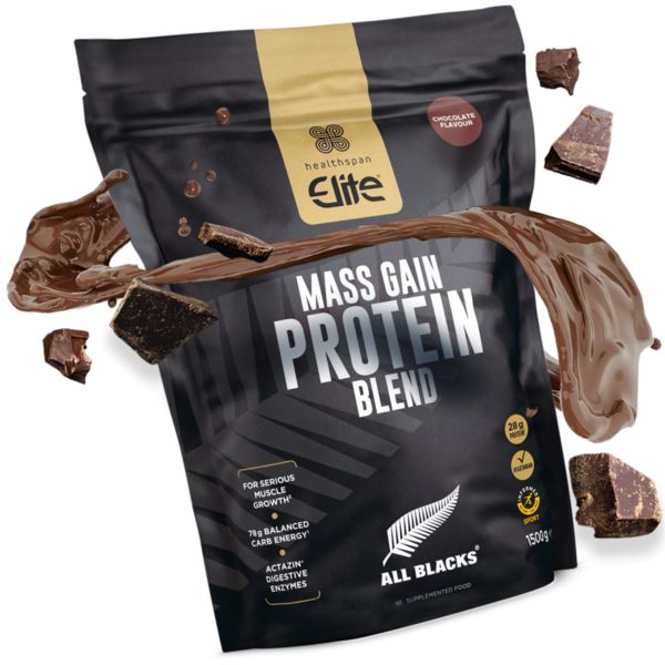 All Blacks Mass Gain Protein Blend − Chocolate