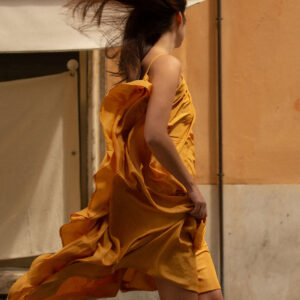A Perfect Nomad Syros Silk, Saffron - ONE SIZE