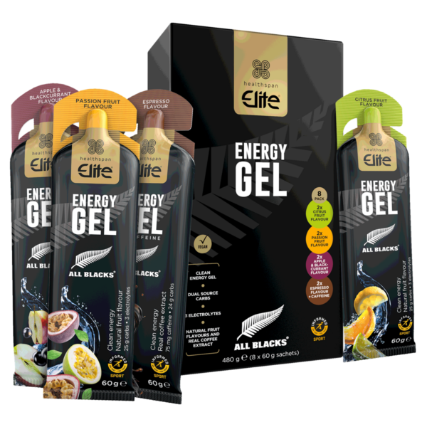 All Blacks Energy Gel − Mixed Pack