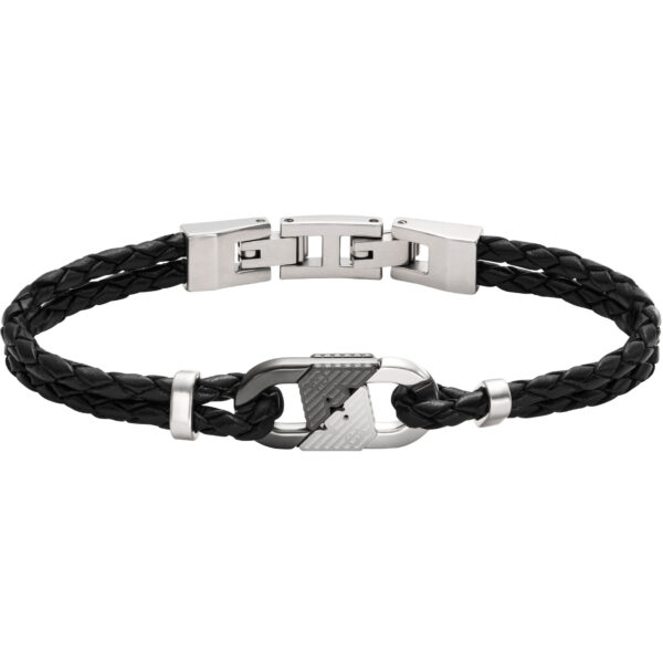 Emporio Armani Two-Tone Stainless Steel ID Men's Bracelet EGS3171040