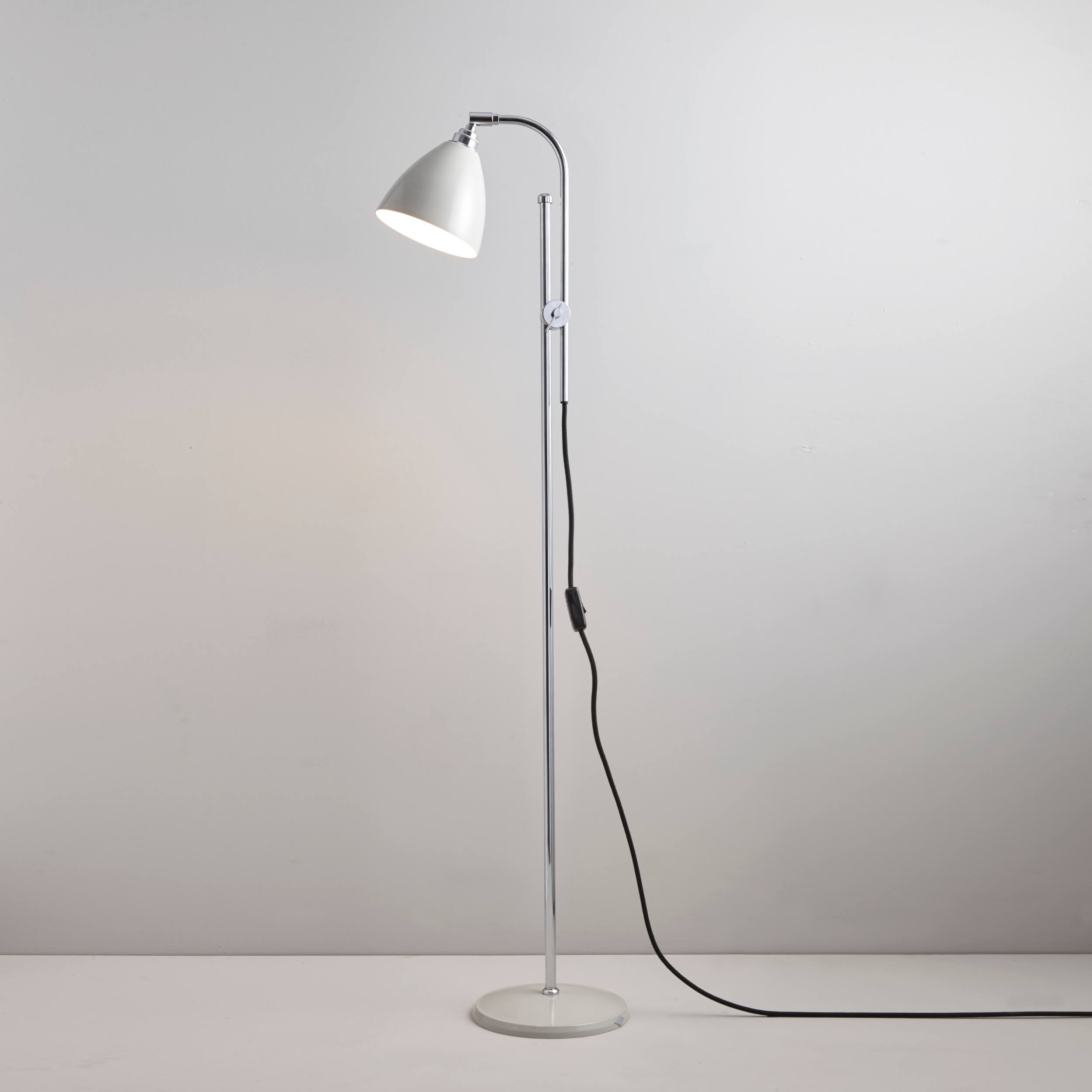 Original BTC Task Floor Light, Putty Grey