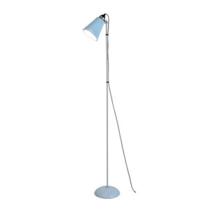 Original BTC Hector Medium Pleat Floor Light, Light Blue