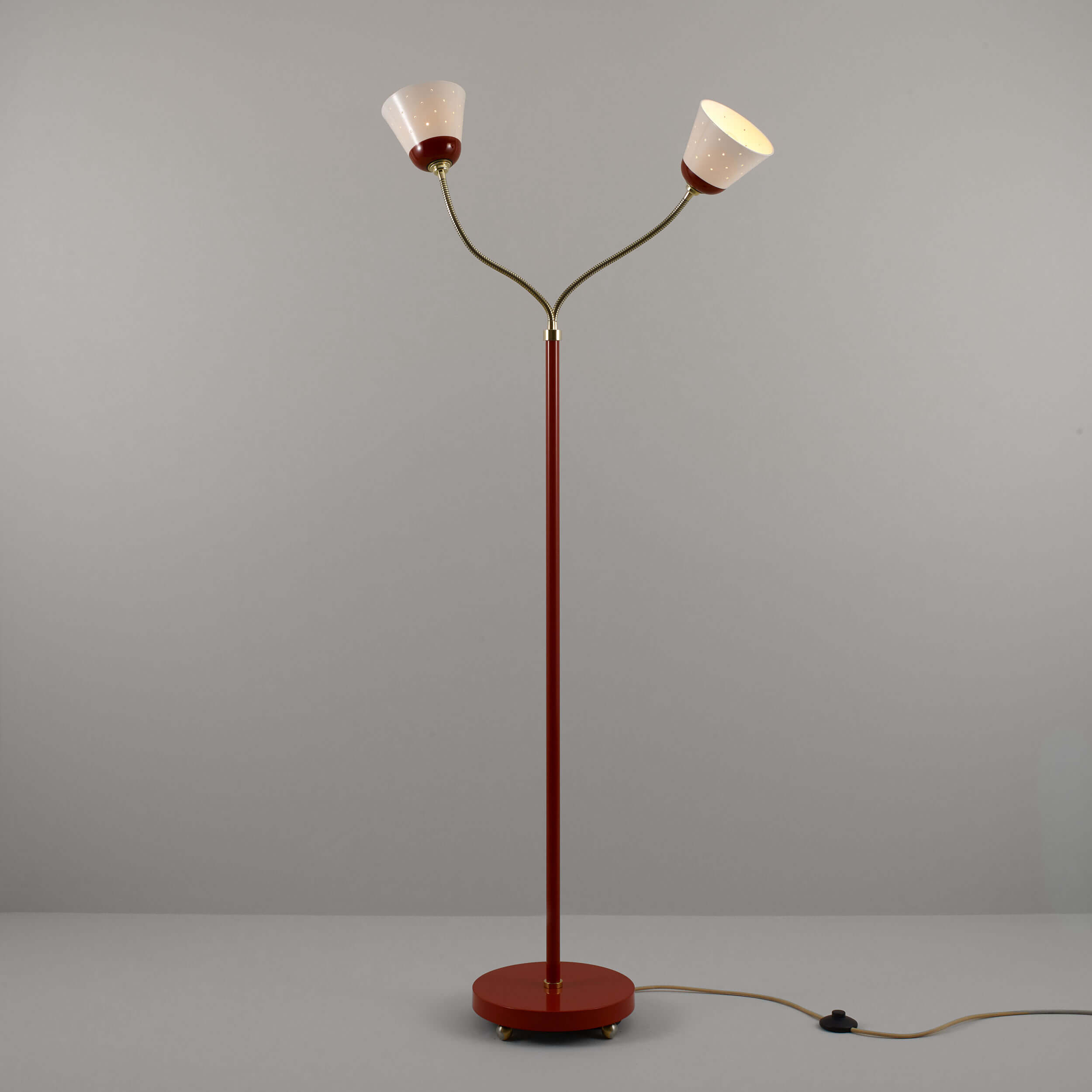 Original BTC Alma Floor Light, Coral