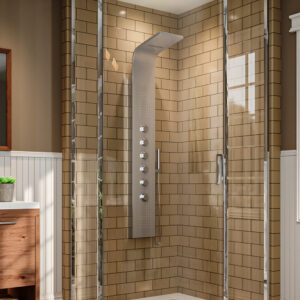 Shower Tower Panel with 4 Jets