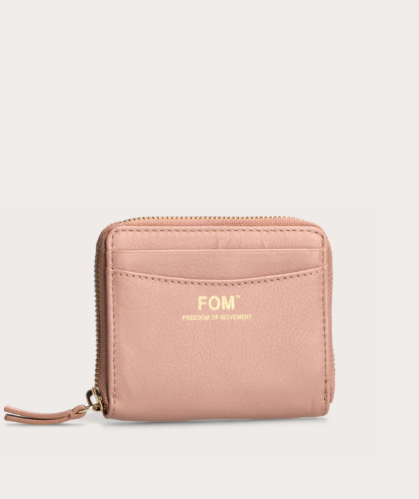 Ladies Small Zip Wallet Blush