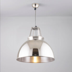 Original BTC Titan Size 3 Pendant Light, Natural Aluminium